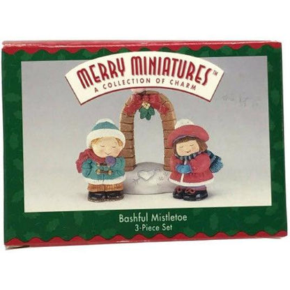1996 Bashful Mistletoe Hallmark Ornament (Merry Miniatures) QFM8054
