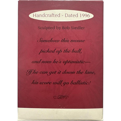 1996 Bowl 'em Over Hallmark Ornament (Mice) QX6014