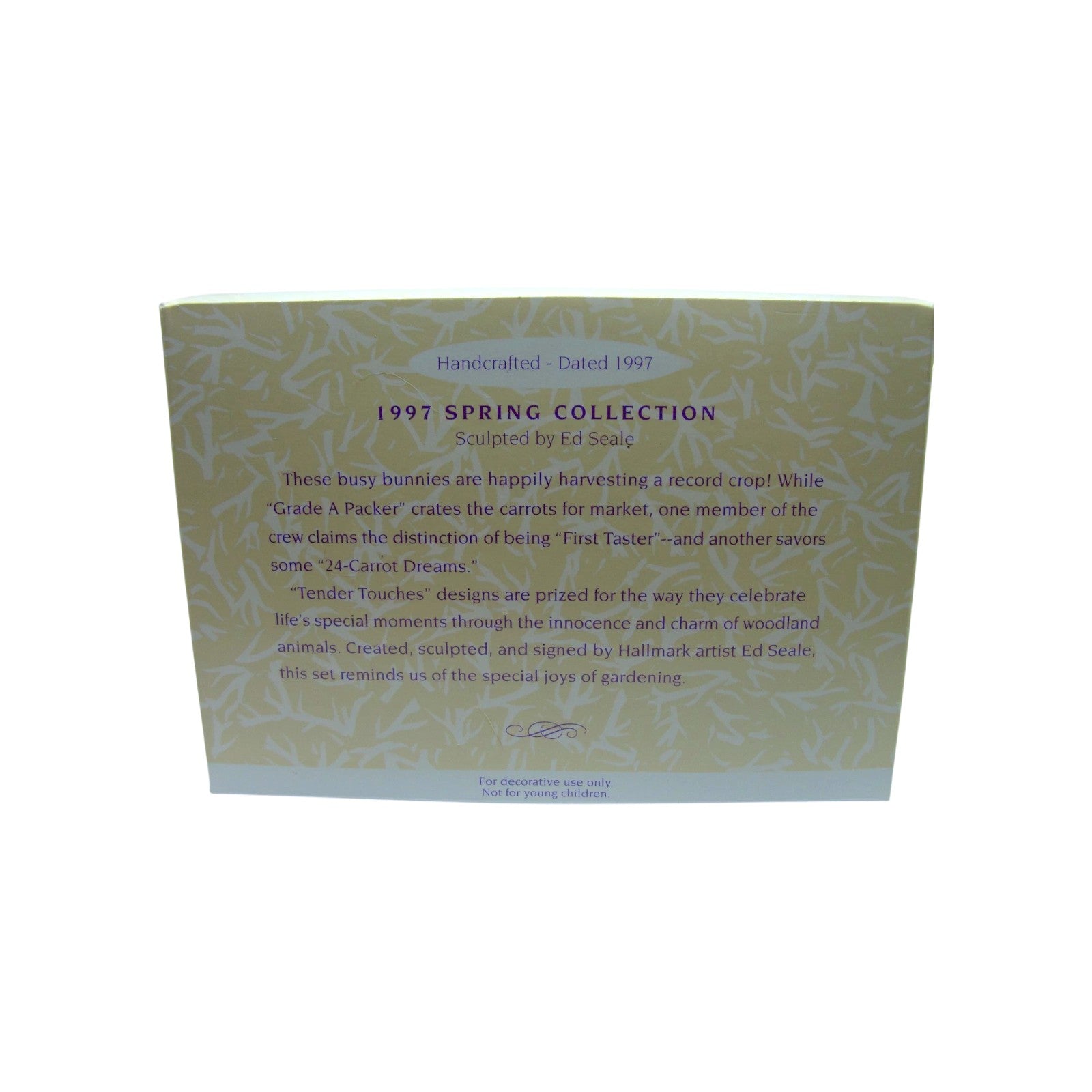 1996 Bumper Crop Hallmark Ornament (Tender Touches) QEO8735 Image5