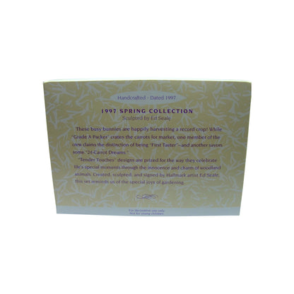 1996 Bumper Crop Hallmark Ornament (Tender Touches) QEO8735 Image5