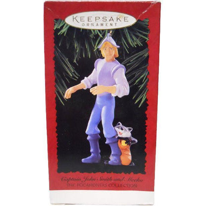 1996 Captain John Smith and Meeko Hallmark Ornament (Pocahontas) QXI6169