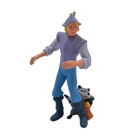 1996 Captain John Smith and Meeko Hallmark Ornament (Pocahontas) QXI6169 Image1