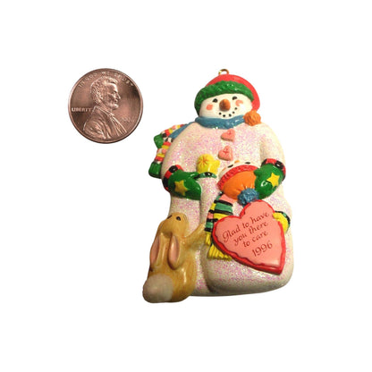 1996 Caregiver Carlton Cards Ornaments (Snowmen) CXOR-053T Image3