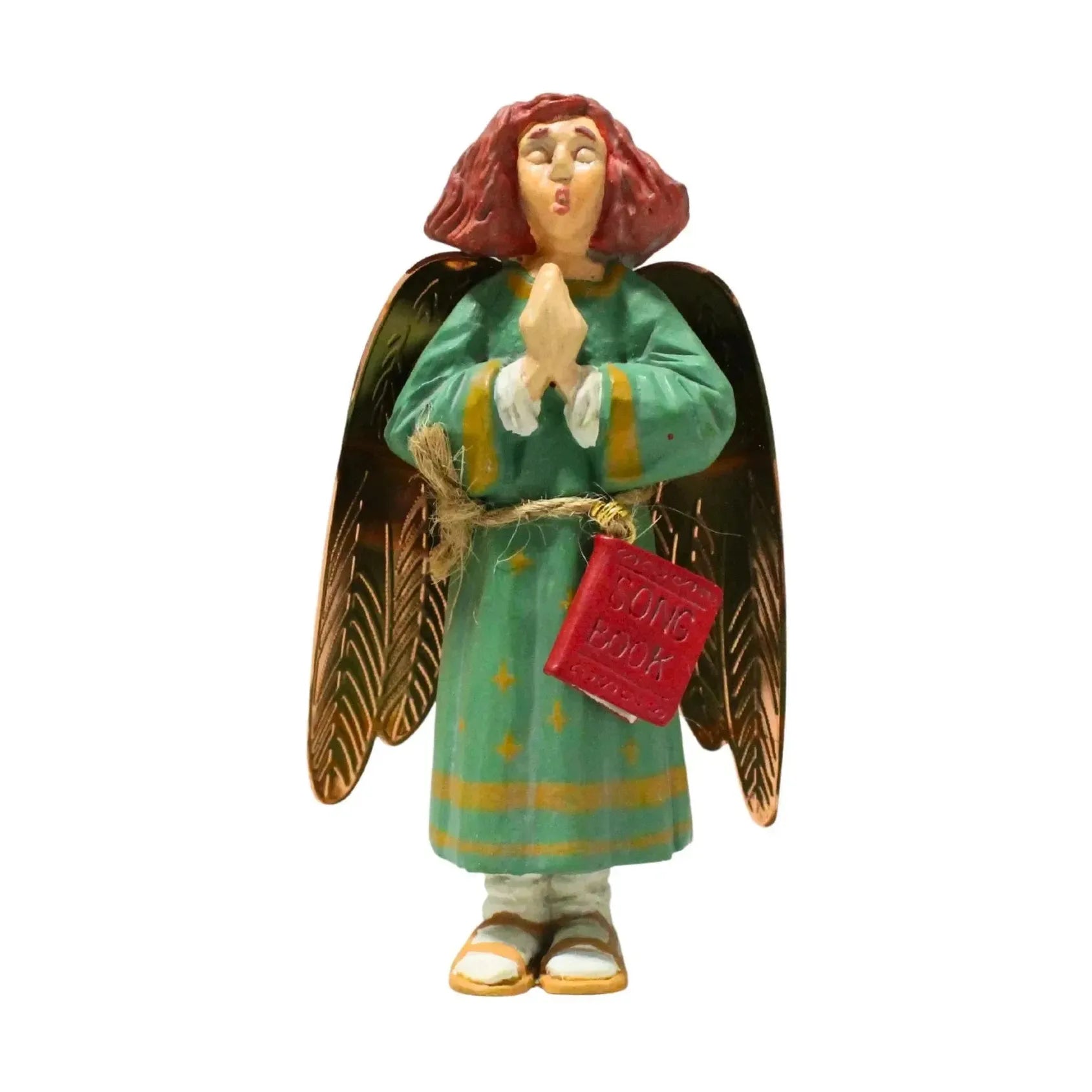 1996 Caroling Angel Hallmark Ornament (Folk Art Americana) QK1134 Image1