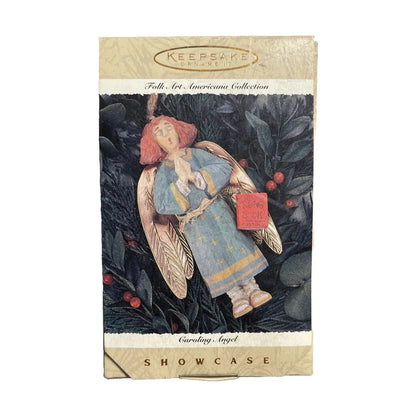 1996 Caroling Angel Hallmark Ornament (Folk Art Americana) QK1134 Image2