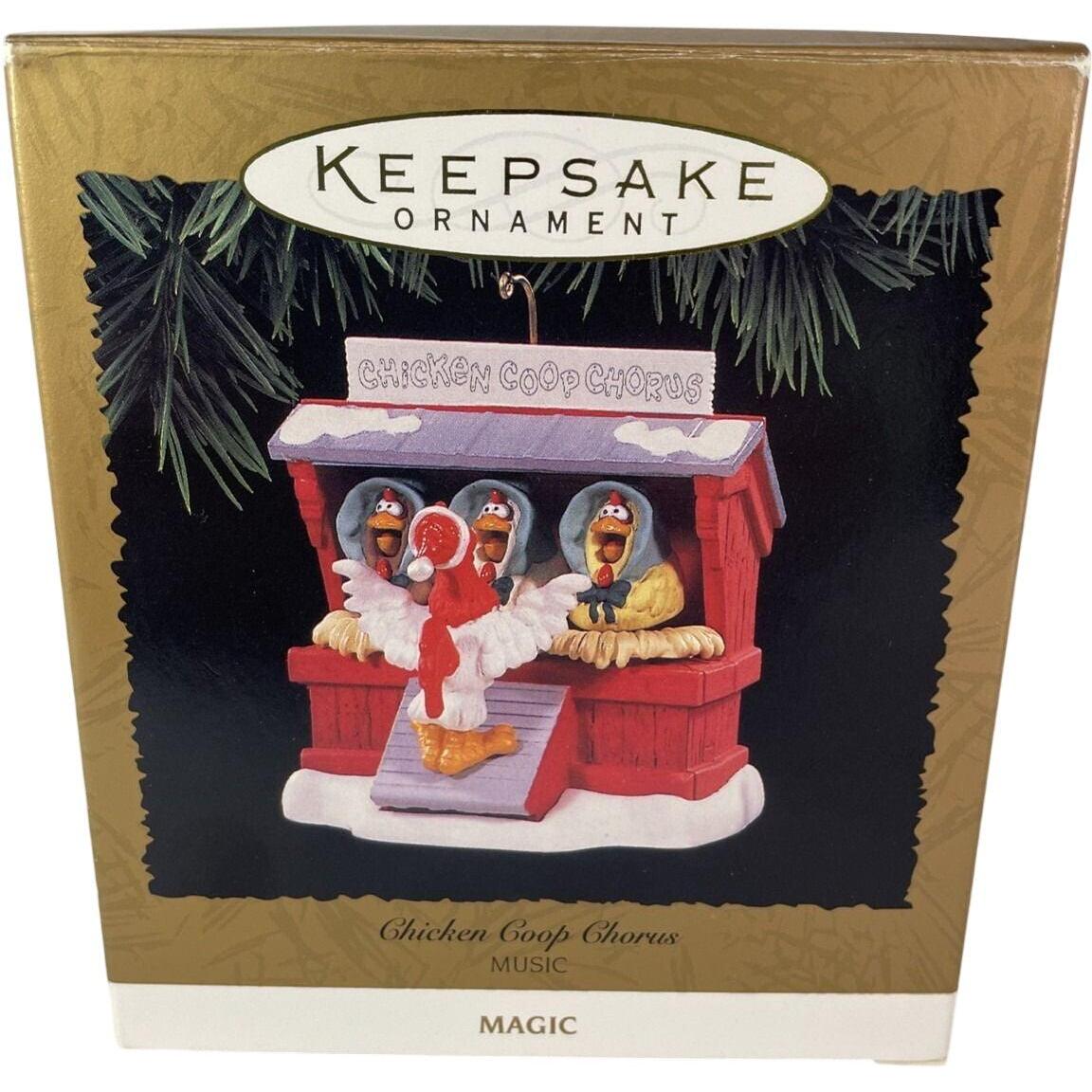 1996 Chicken Coop Chorus Hallmark Ornament (Chicken) QLX7491