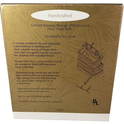 1996 Chicken Coop Chorus Hallmark Ornament (Chicken) QLX7491