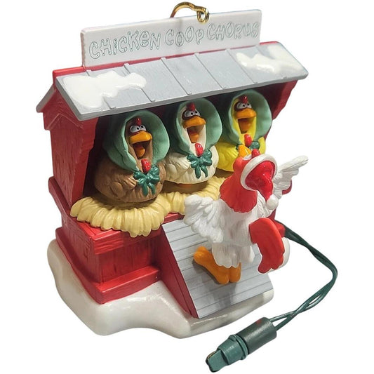 1996 Chicken Coop Chorus Hallmark Ornament (Chicken) QLX7491
