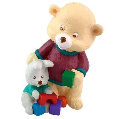 1996 Child Care Giver Hallmark Ornament (Bear & Bunny) QX6071
