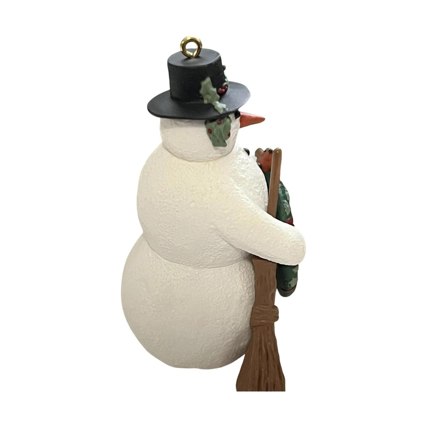 1996 Christmas Snowman Hallmark Ornament (Marjolein Bastin) QX6214 Image4