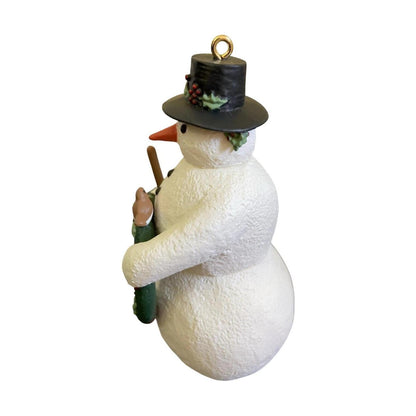 1996 Christmas Snowman Hallmark Ornament (Marjolein Bastin) QX6214 Image5