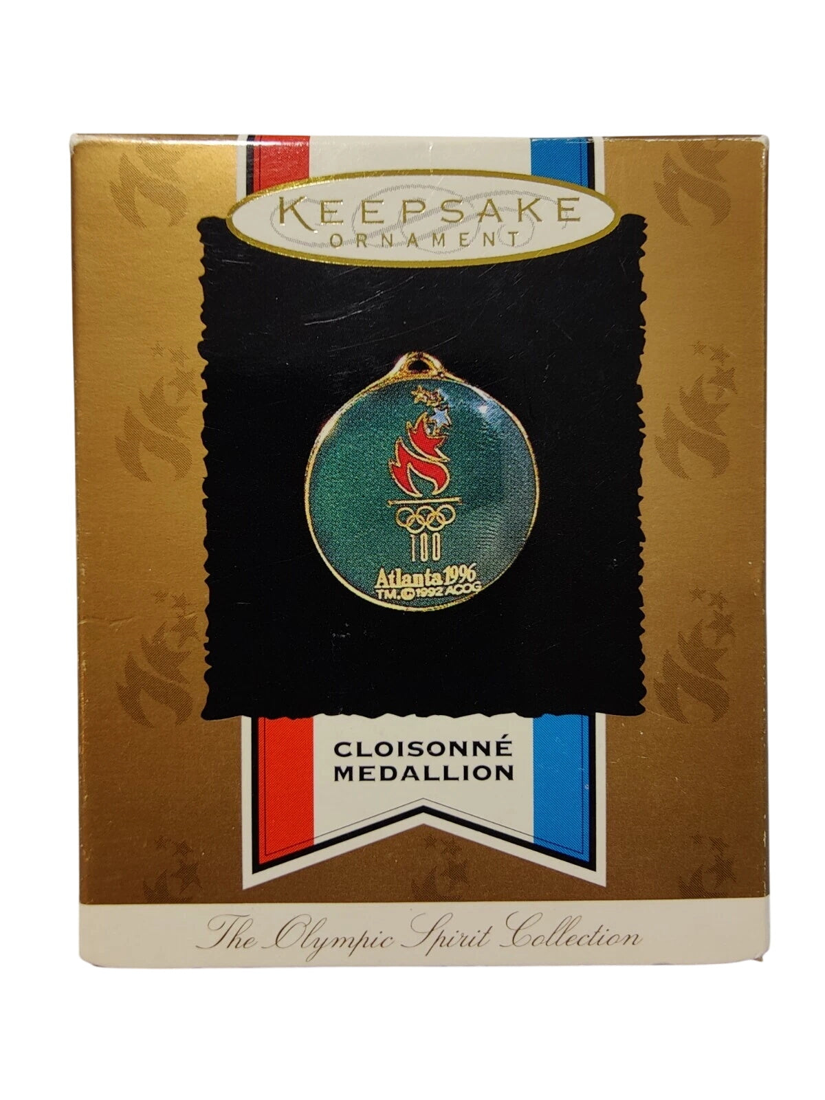 1996 Cloisonne Medallion Hallmark Ornament (Olympic) QXE4041