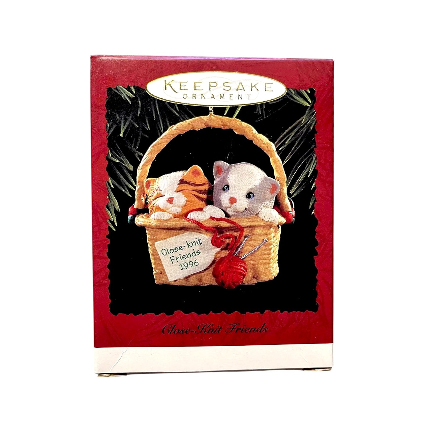 1996 Close-Knit Friends Hallmark Ornament (Friendship) QX5874 Image2