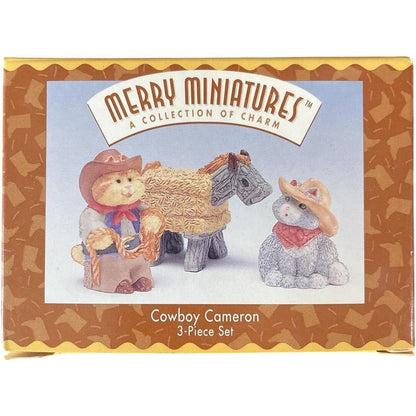 1996 Cowboy Cameron Hallmark Ornament (Merry Miniatures) QFM8041
