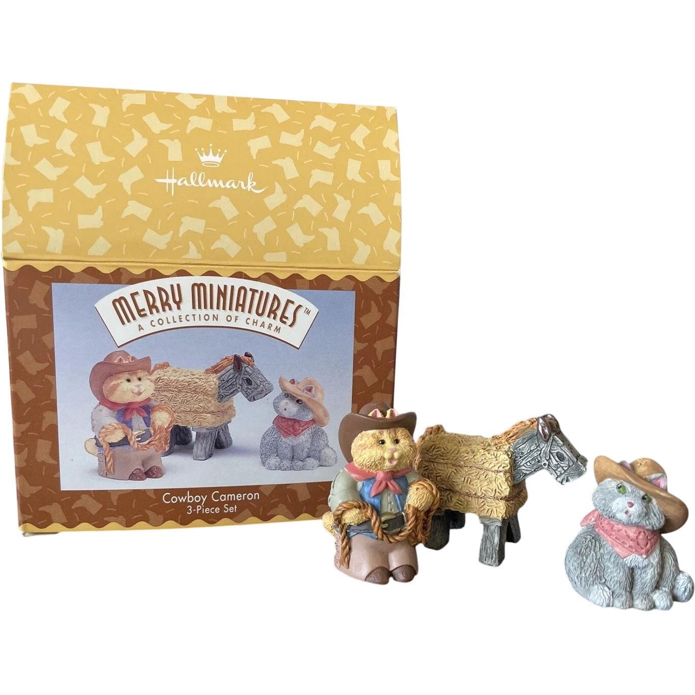 1996 Cowboy Cameron Hallmark Ornament (Merry Miniatures) QFM8041