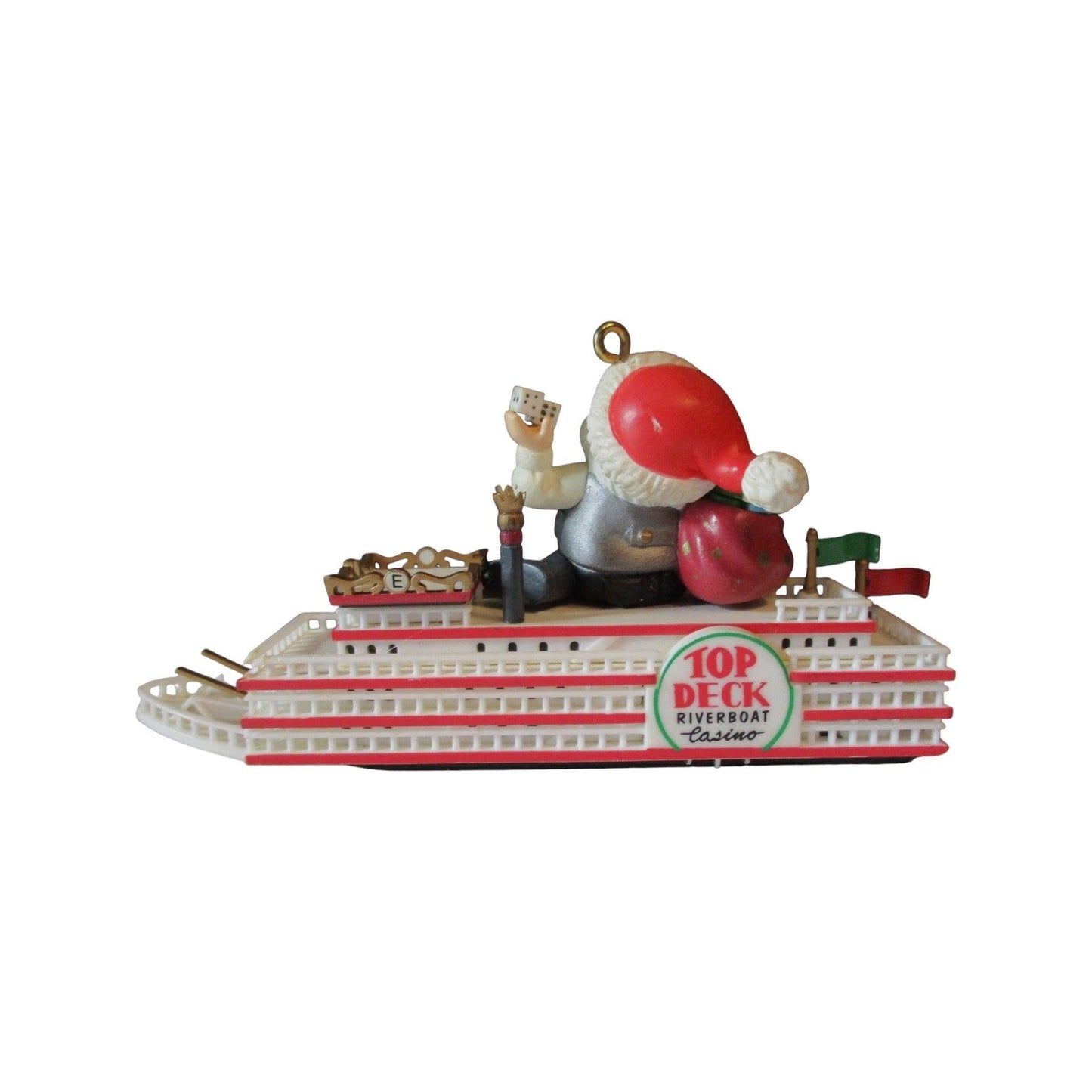 1996 Decked Out for Christmas Enesco Ornament (Santa Claus) 176796 Image4