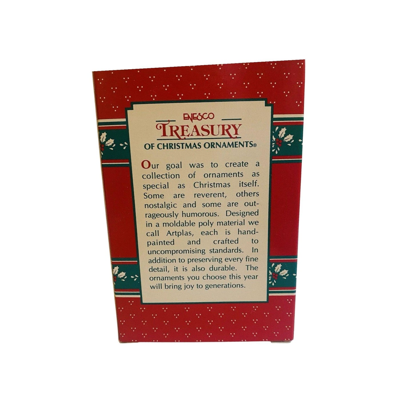 1996 Decked Out for Christmas Enesco Ornament (Santa Claus) 176796 Image8