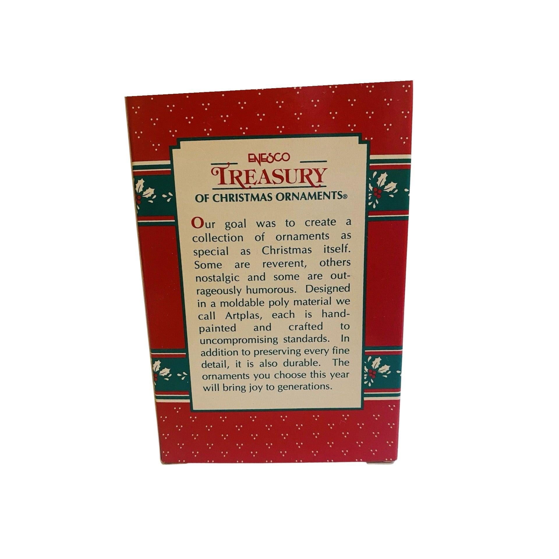 1996 Decked Out for Christmas Enesco Ornament (Santa Claus) 176796 Image8