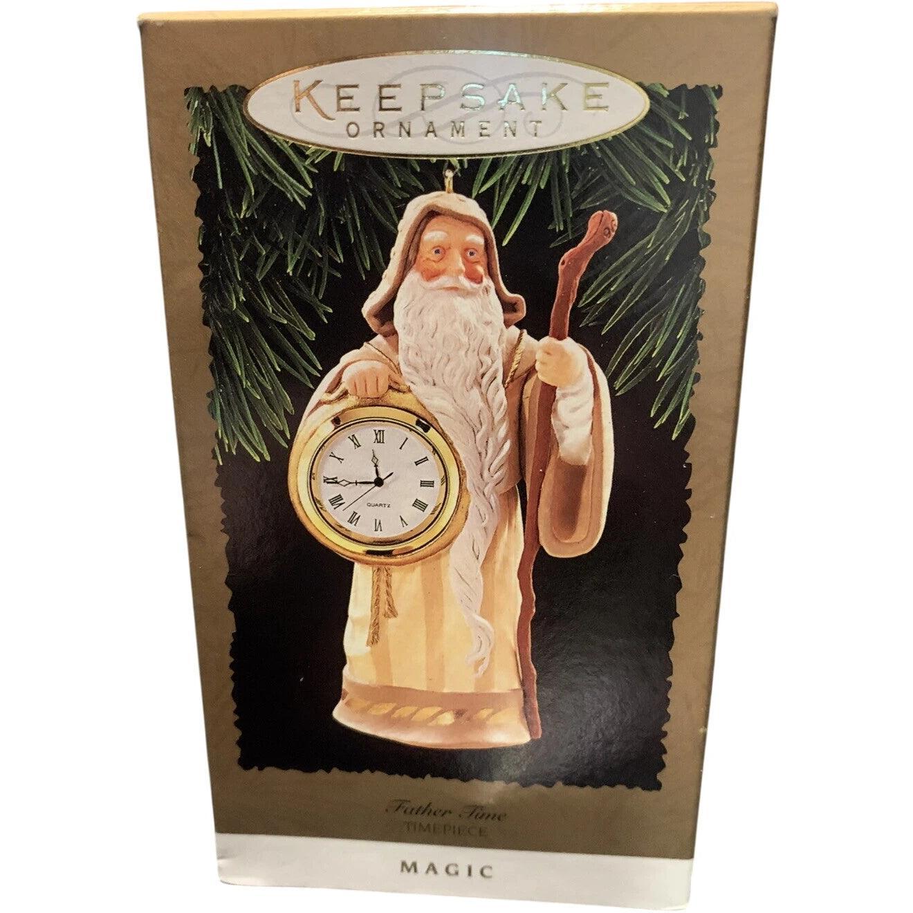 1996 Father Time Hallmark Ornament (Magic Timepiece) QLX7391