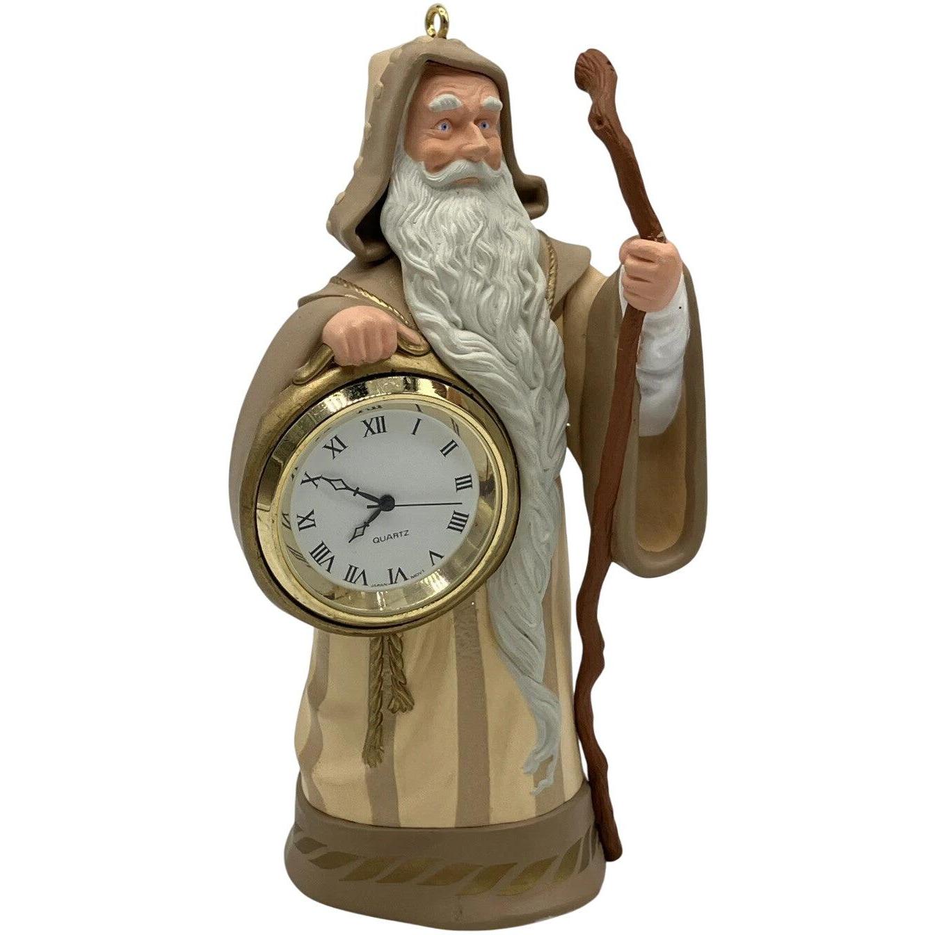 1996 Father Time Hallmark Ornament (Magic Timepiece) QLX7391