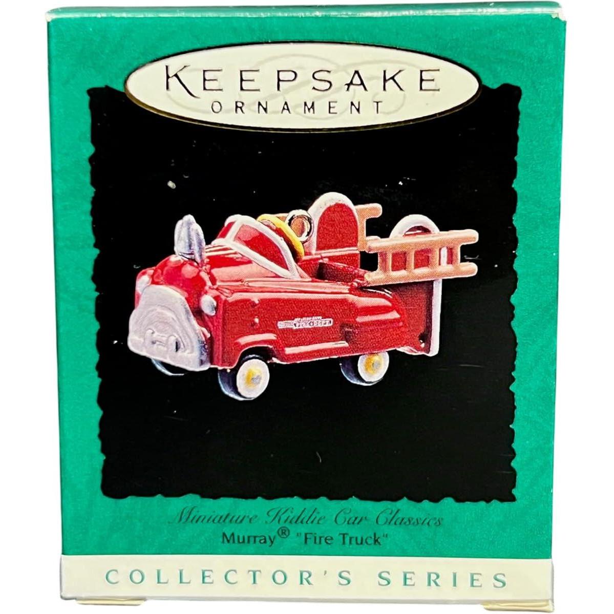1996 Fire Truck Hallmark Ornament (Miniature Kiddie Car Classics) QXM4031
