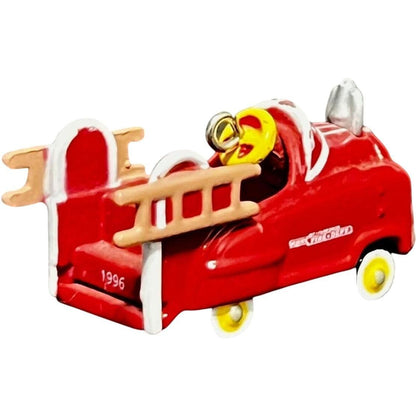 1996 Fire Truck Hallmark Ornament (Miniature Kiddie Car Classics) QXM4031