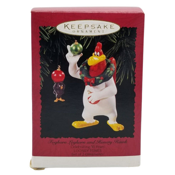 1996 Foghorn Leghorn & Henery Hawk Hallmark Ornament (Looney Tunes) QX5444