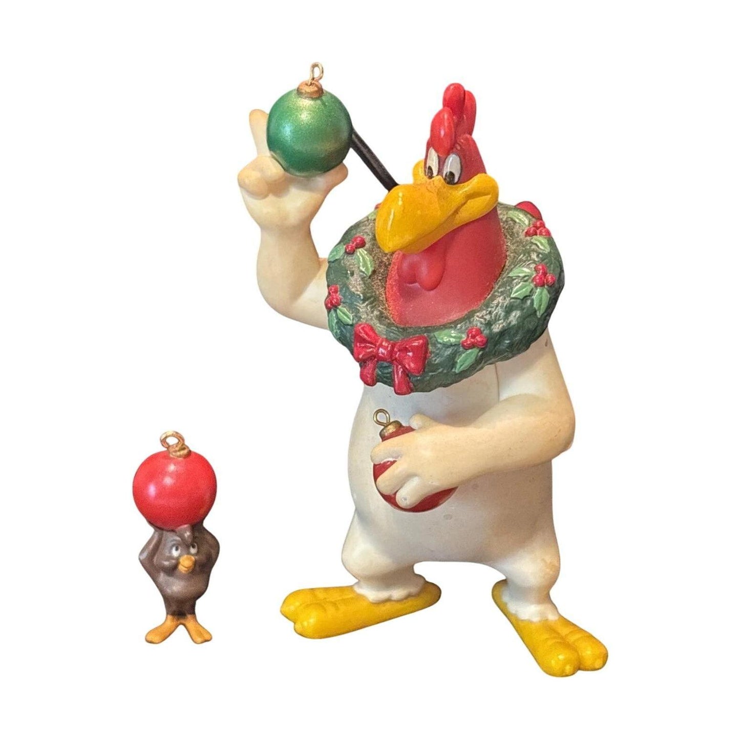 1996 Foghorn Leghorn & Henery Hawk Hallmark Ornament (Looney Tunes) QX5444 Image1