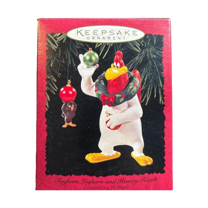 1996 Foghorn Leghorn & Henery Hawk Hallmark Ornament (Looney Tunes) QX5444 Image2