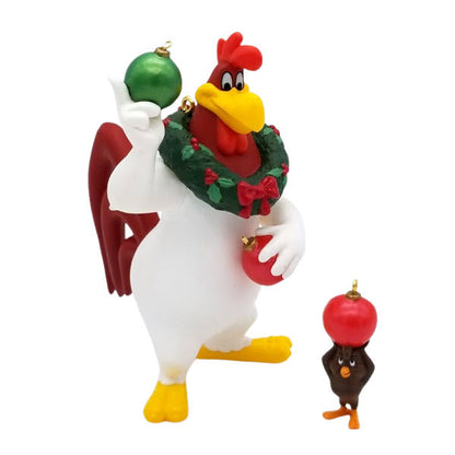 1996 Foghorn Leghorn & Henery Hawk Hallmark Ornament (Looney Tunes) QX5444