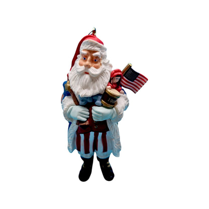1996 Fourth of July Hallmark Ornament (Merry Olde Santa) QX5654 Image1