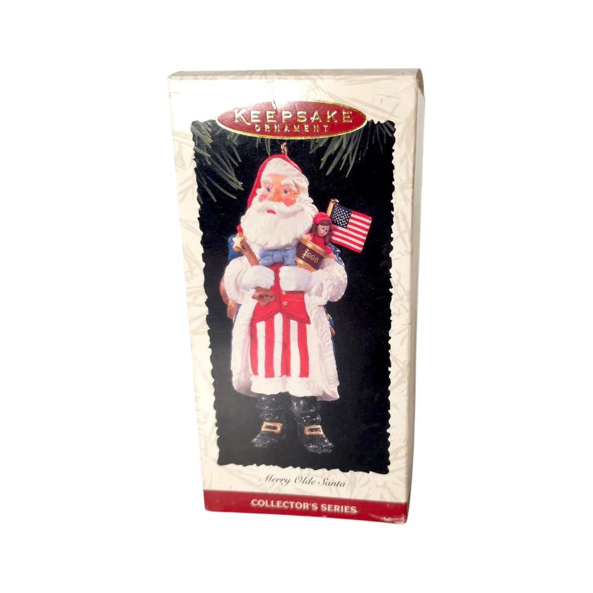 1996 Fourth of July Hallmark Ornament (Merry Olde Santa) QX5654 Image2