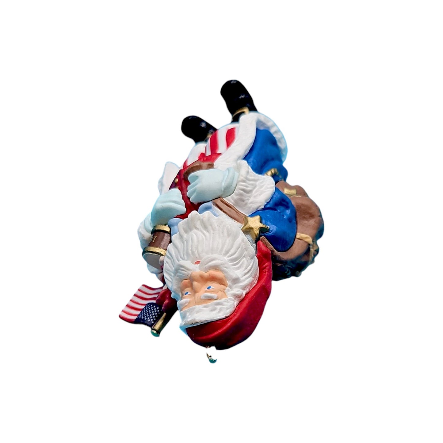 1996 Fourth of July Hallmark Ornament (Merry Olde Santa) QX5654 Image4