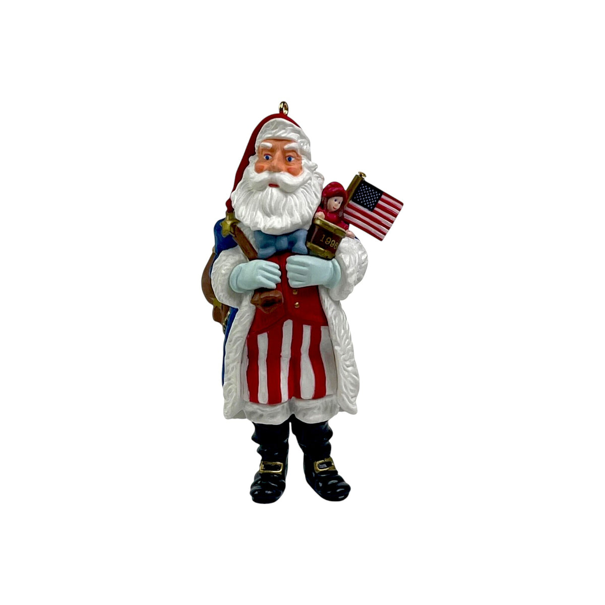 1996 Fourth of July Hallmark Ornament (Merry Olde Santa) QX5654 Image7
