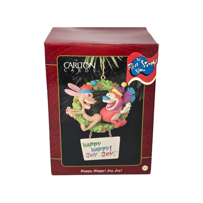 1996 Happy, Happy! Joy, Joy! (The Ren & Stimpy Show) Carlton Cards Heirloom Ornament CXOR-091T Image2
