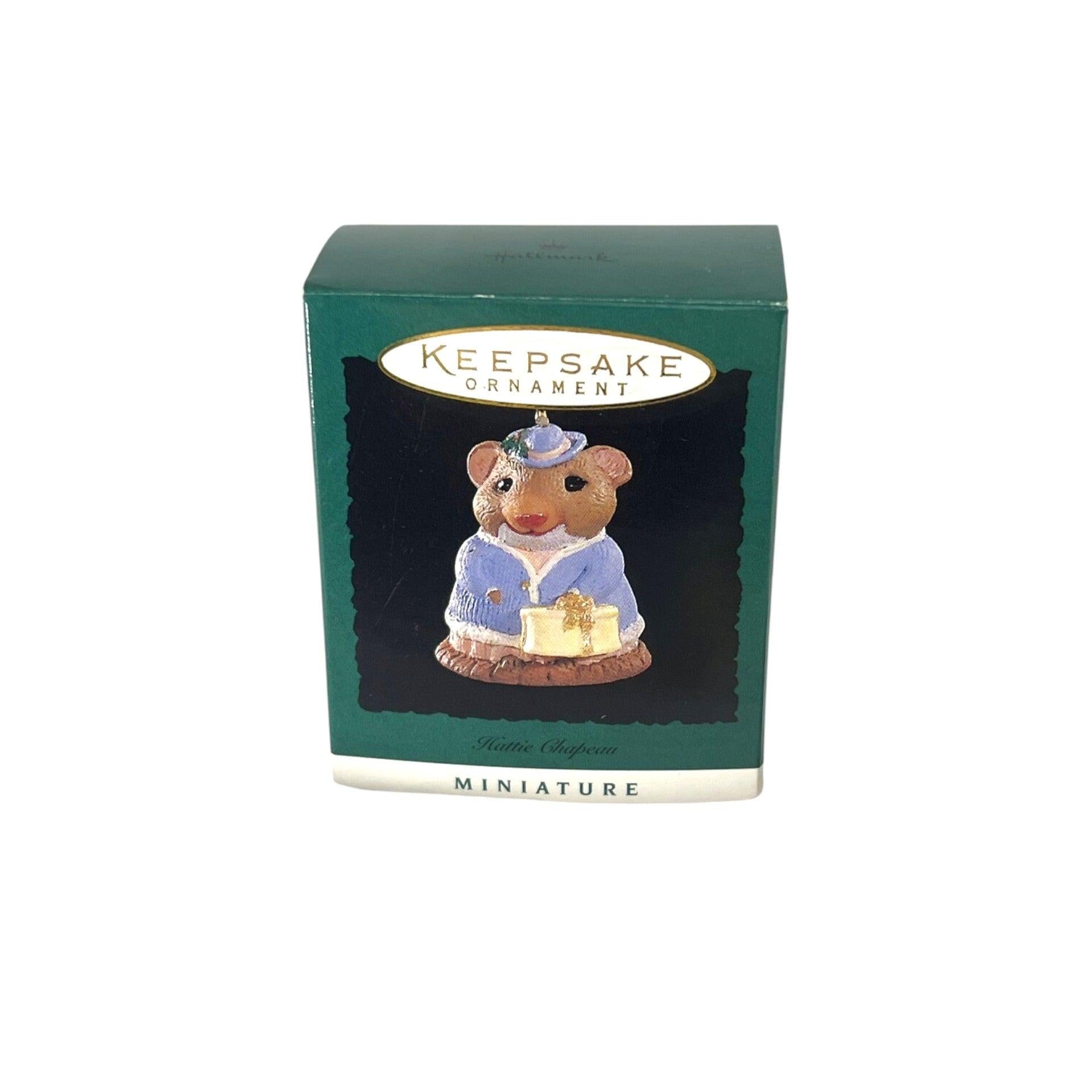 1996 Hattie Chapeau Hallmark Ornament (Mouse) QXM4251 Image2