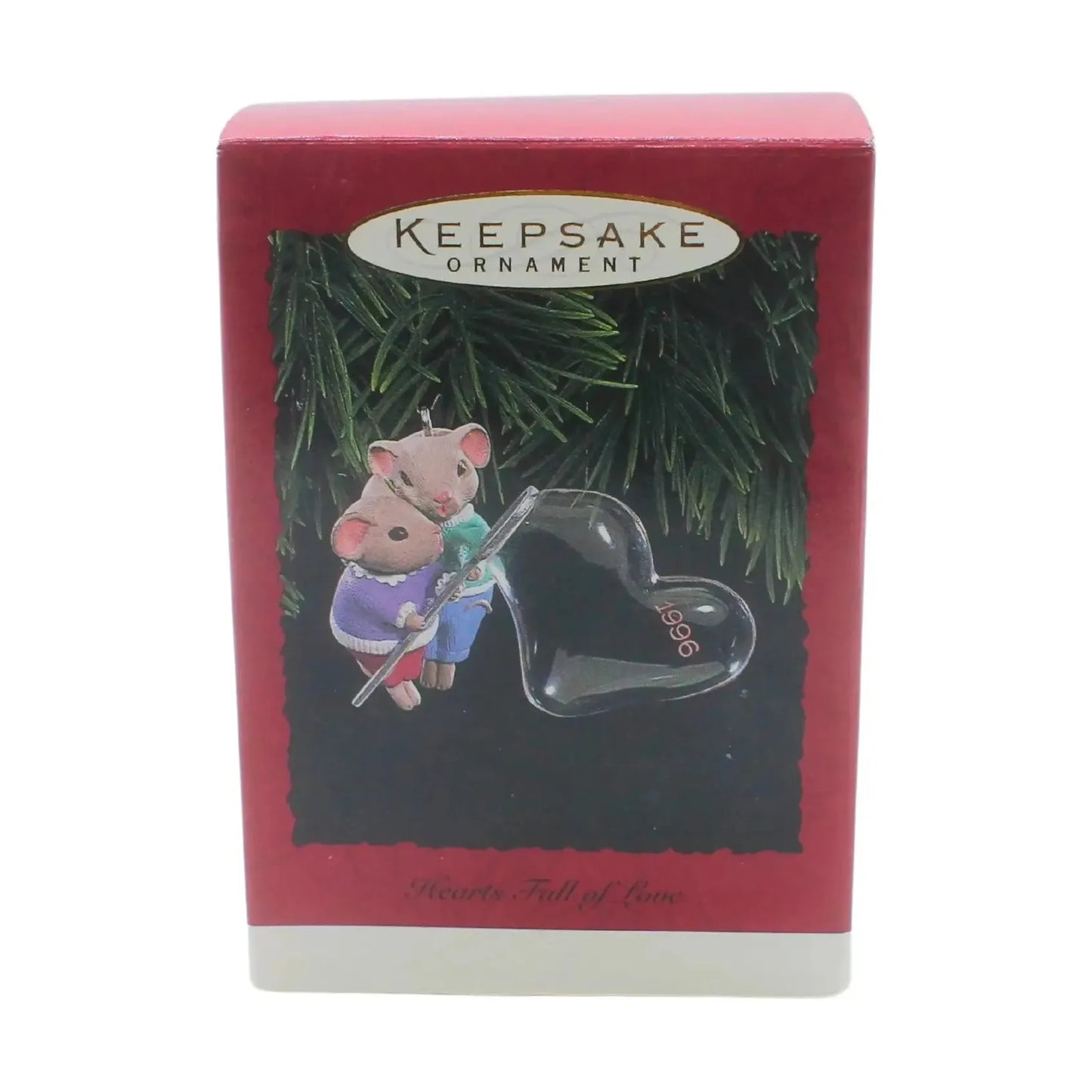 1996 Hearts Full of Love Hallmark Ornament (Mouse) QX5814 Image2