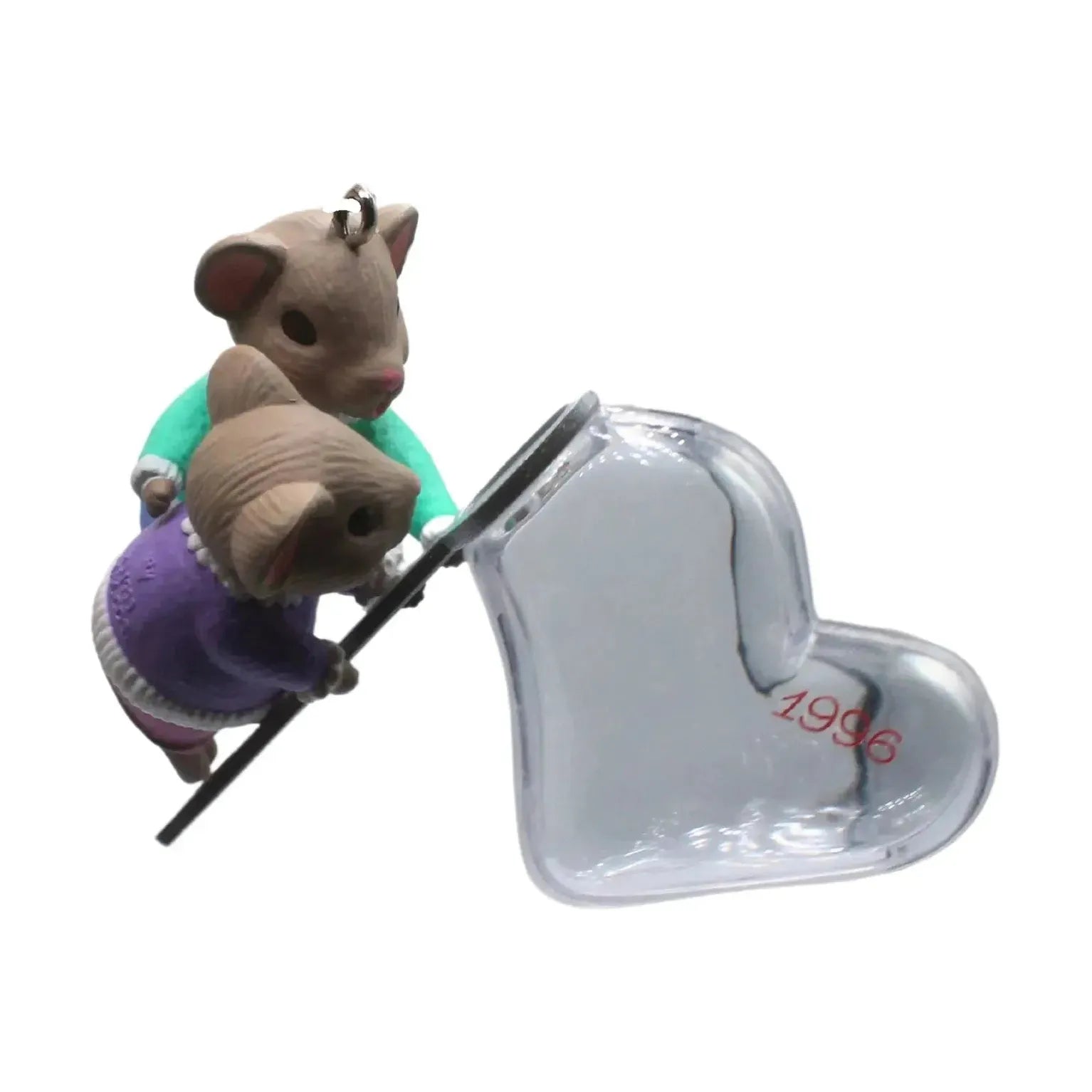 1996 Hearts Full of Love Hallmark Ornament (Mouse) QX5814 Image3