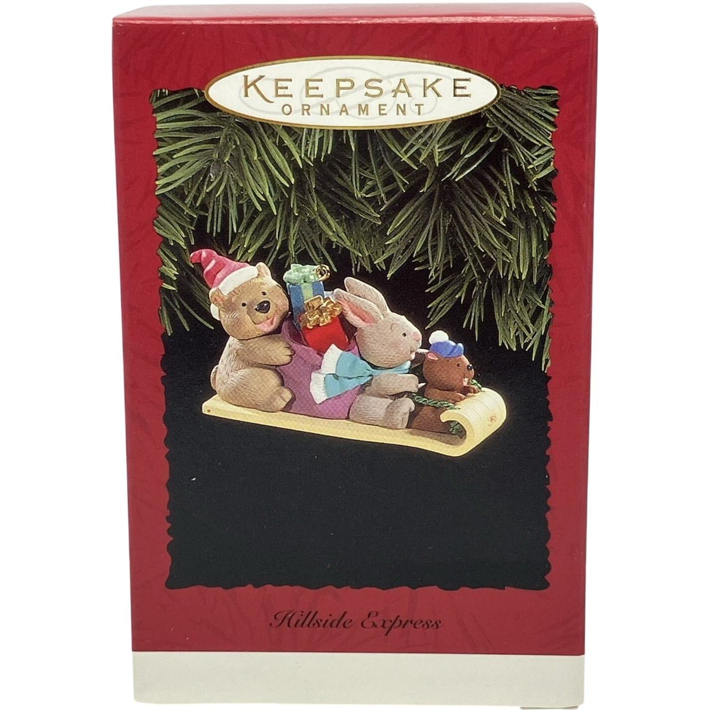 1996 HIllside Express Hallmark Ornament (Bunny) QX6134