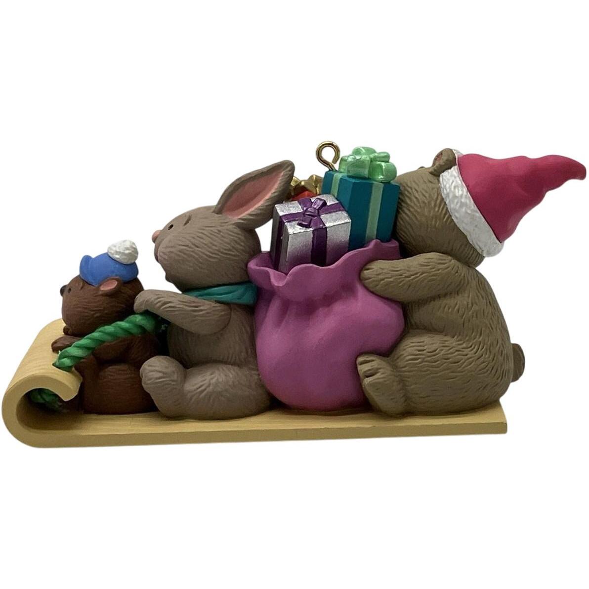 1996 HIllside Express Hallmark Ornament (Bunny) QX6134