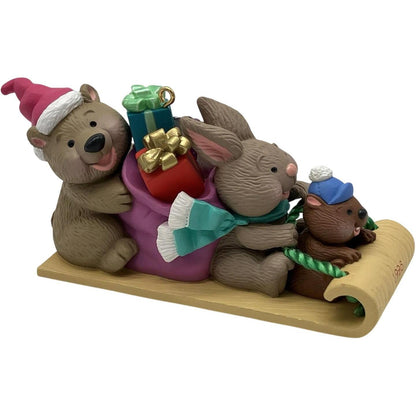 1996 HIllside Express Hallmark Ornament (Bunny) QX6134