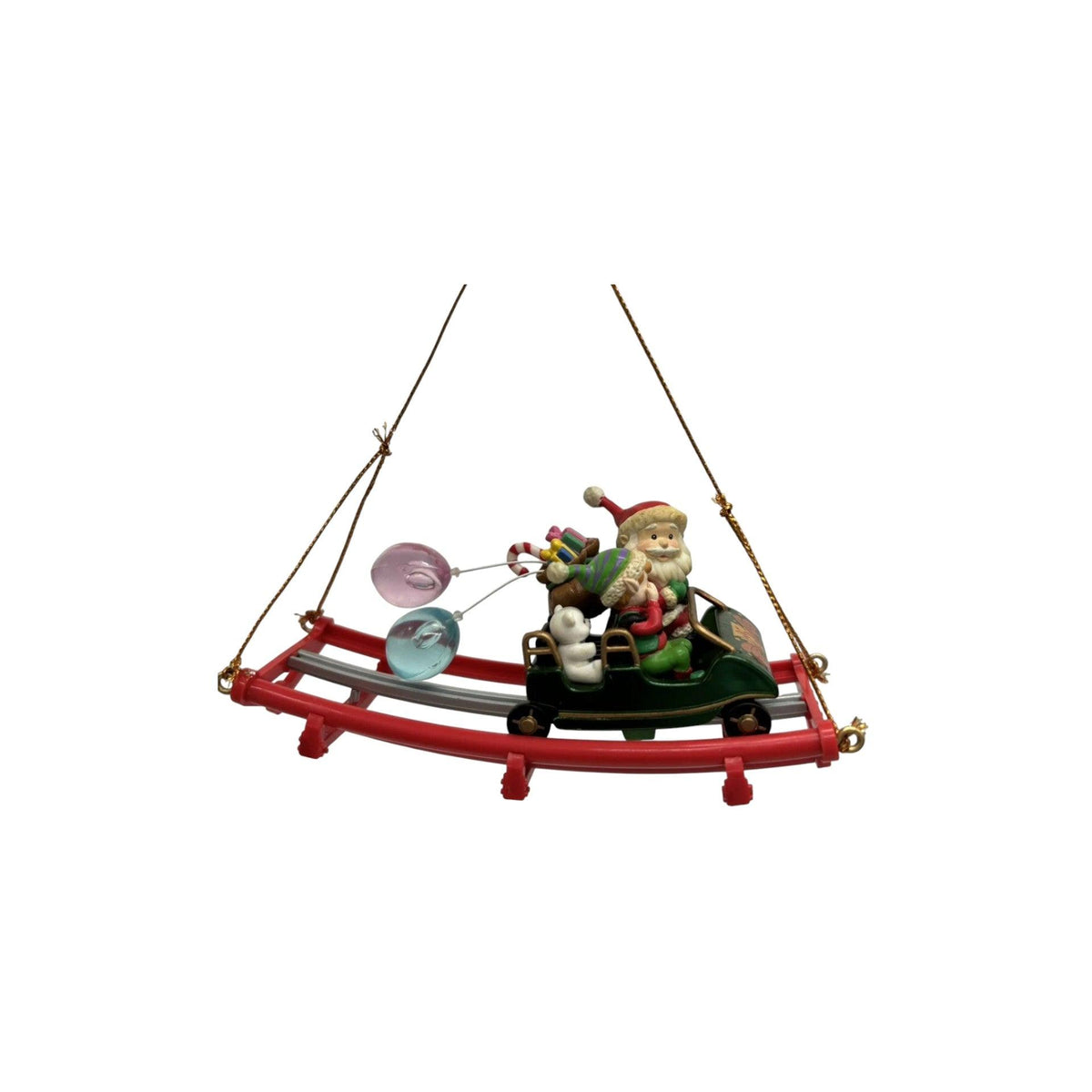 1996 "Hold On, Santa!" First Issue in the "Carnival" Series Enesco Ornament (Santa Claus) 167088 Image3