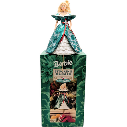 1996 Holiday Barbie Stocking Hanger Hallmark Ornament (Barbie Stocking Hangers) XSH3101