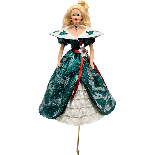 1996 Holiday Barbie Stocking Hanger Hallmark Ornament (Barbie Stocking Hangers) XSH3101