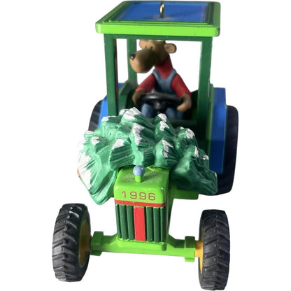 1996 Holiday Haul Hallmark Ornament (Tractor) QX6201