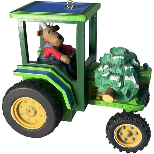 1996 Holiday Haul Hallmark Ornament (Tractor) QX6201