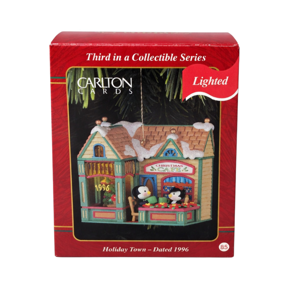 1996 Holiday Town (Penguin) Carlton Cards Heirloom Ornament CXOR-003T Image2