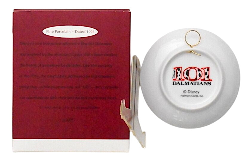1996 Holiday Wishes Hallmark Ornament (101 Dalmatians) QXI6544