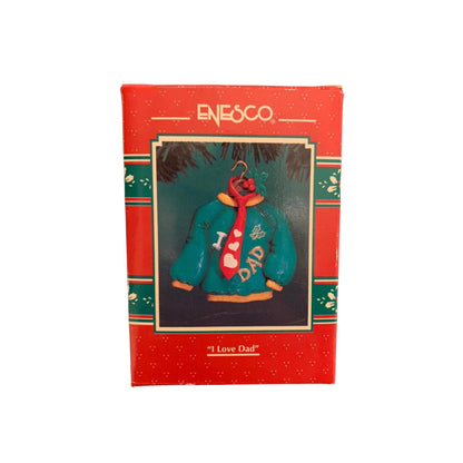 1996 I Love Dad Enesco Ornament (Family) 166901 Image2