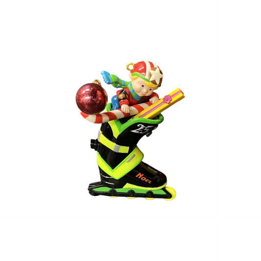1996 In-Line to Help Santa Enesco Ornament (Skate) 166855 Image1